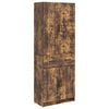 vidaXL Ensemble de Meubles 2 pcs Ch&ecirc;ne fum&eacute; Bois d'ing&eacute;nierie