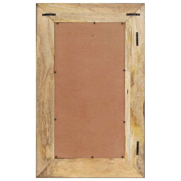vidaXL Miroir 80x50 cm Bois de manguier massif