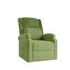 vidaXL Fauteuil inclinable vert clair velours