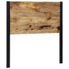 vidaXL T&ecirc;te de lit 100 cm bois massif manguier et fer