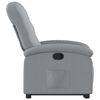 vidaXL Fauteuil inclinable Gris clair Tissu