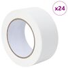 vidaXL Rubans de masquage pour peintre 24 pcs Blanc 50 mm x 50 m