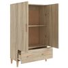 vidaXL Buffet haut Chêne sonoma 70x31x115 cm Bois d'ingénierie