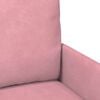 vidaXL Canap&eacute;s avec coussin 55cm Rose Contreplaqu&eacute;