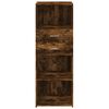 vidaXL Buffet haut ch&ecirc;ne fum&eacute; 45x42,5x124 cm bois d'ing&eacute;nierie