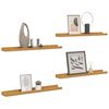vidaXL &Eacute;tag&egrave;re Murale 4 pcs Beige 40 x 9 x 3 cm Bois d'ing&eacute;nierie