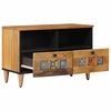 vidaXL Meuble TV Naturel 70 x 33 x 46 cm Bois de mangue massif