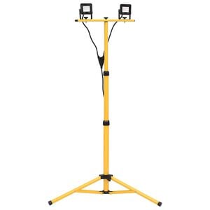 vidaXL Projecteur &agrave; LED avec tr&eacute;pied 2x10 W Blanc froid