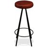 vidaXL Ensemble de bar 7 pcs Bois massif recycl&eacute; et cuir v&eacute;ritable