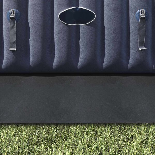 vidaXL Tapis de piscine Noir 396 x 396 x 0,1 cm Tissu non tiss&eacute;