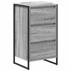 vidaXL Buffet Gris Sonoma 42 x 36 x 75.5 cm Bois d'ing&eacute;nierie