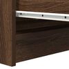 vidaXL Buffet chêne marron 80x35x99 cm bois d'ingénierie