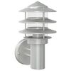 vidaXL Applique murale d'ext&eacute;rieur argent&eacute; acier inoxydable