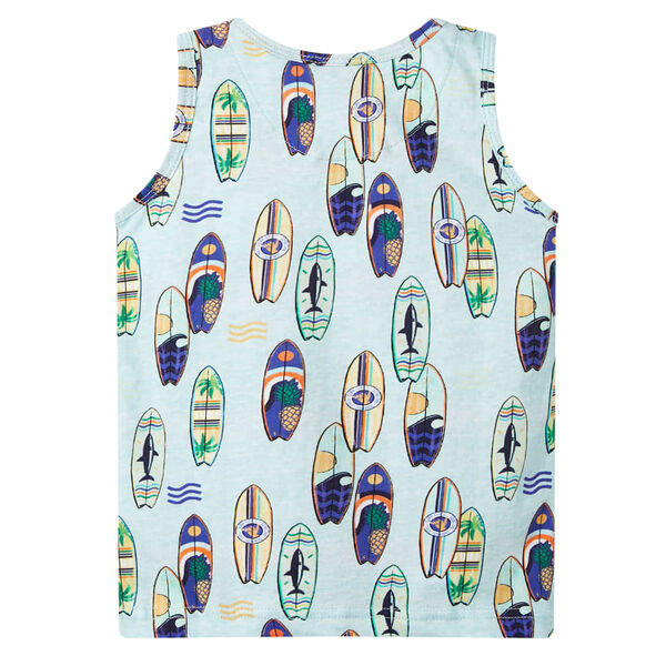 D&eacute;bardeur enfant bleu doux m&eacute;lang&eacute; 128