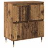 vidaXL Armoire de rangement 3 pcs Bois ancien 60 x 35 x 70 cm