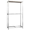 vidaXL Porte-pneus &agrave; 2 niveaux Argent&eacute; 110x40x180 cm Acier