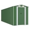 vidaXL Abri de jardin Vert 192x606x223 cm M&eacute;tal galvanis&eacute;