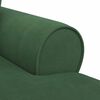 vidaXL Chaise lounge avec jupe Vert Jungle 91 x 157 x 91 cm