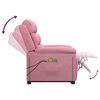 vidaXL Fauteuil de massage Rose Velours