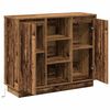 vidaXL Buffet LED Bois ancien 90 x 32 x 75 cm Bois d'ing&eacute;nierie