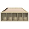 vidaXL Cadre de lit sans matelas chêne sonoma 90x190 cm