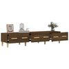 vidaXL Meuble TV Chêne marron 150x34,5x30 cm Bois d'ingénierie
