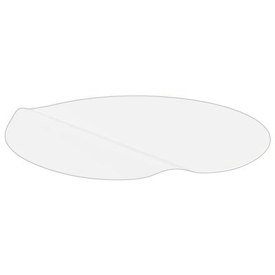 vidaXL Protecteur de table transparent Ø 110 cm 2 mm PVC