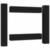 vidaXL Ensemble de meubles TV 6 pcs Noir Bois d'ing&eacute;nierie