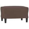 vidaXL Repose-pied Marron 60x50x41 cm Similicuir