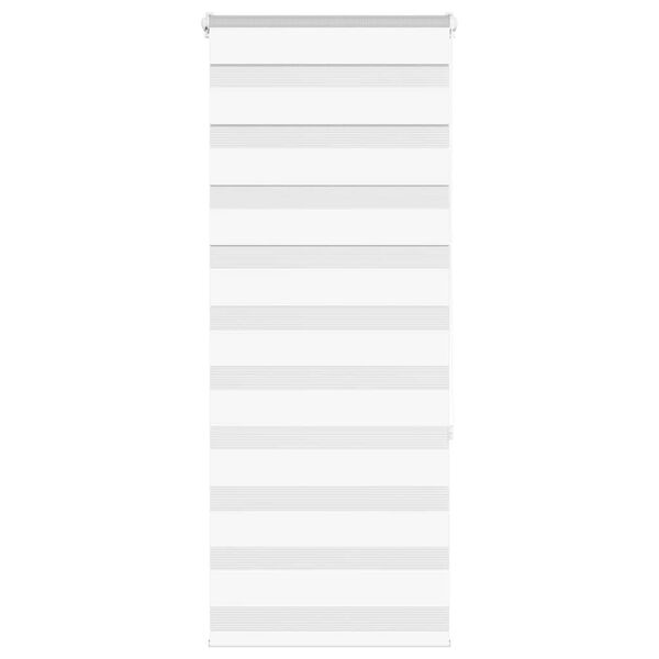 vidaXL Store zèbre blanc 65x150 cm largeur du tissu 60,9 cm polyester