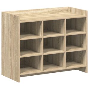 vidaXL Cabinet &agrave; chaussures Ch&ecirc;ne Sonoma 85 x 39,5 x 70 cm