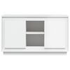 vidaXL Buffet blanc 102x35x60 cm bois d'ing&eacute;nierie