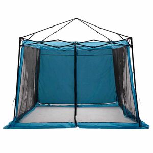 vidaXL Tente int&eacute;rieure avec toit Bleu 303 x 303 x 196 cm taffetas