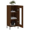 vidaXL Buffet Chêne marron 34,5x34x90 cm Bois d'ingénierie