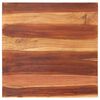 vidaXL Dessus de table bois massif d'acacia 25-27 mm 70x70 cm