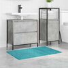 vidaXL Tapis de bain antid&eacute;rapant Turquoise 60 x 90 cm PP