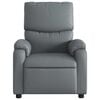 vidaXL Fauteuil de massage inclinable gris similicuir