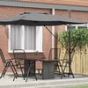 vidaXL Parasol Roma Anthracite 286 x 284 x 265 cm