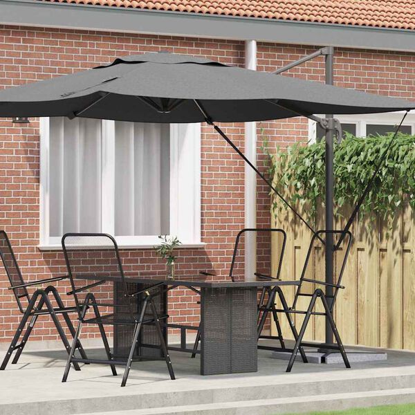 vidaXL Parasol Roma Anthracite 286 x 284 x 265 cm