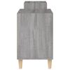 vidaXL Meuble TV Sonoma gris 160x35x55 cm Bois d'ingénierie