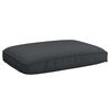 vidaXL Set de coussins de palette 2 pcs Noir 80 x 80 x 12 cm