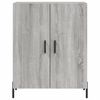 vidaXL Buffet haut Sonoma gris 69,5x34x180 cm Bois d'ing&eacute;nierie