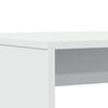 vidaXL Ensemble table &agrave; manger et bancs 3pcs blanc bois d'ing&eacute;nierie