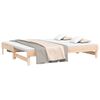 vidaXL Lit coulissant sans matelas 2x(80x200) cm Bois de pin massif