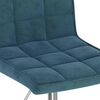 vidaXL Tabouret de bar Bleu Velours