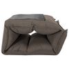 vidaXL Chaise pliable de sol Taupe Tissu