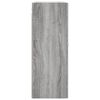 vidaXL Armoire murale sonoma gris 69,5x34x90 cm