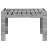 vidaXL Table de Foosball Gris Sonoma 125 x 60,5 x 80 cm