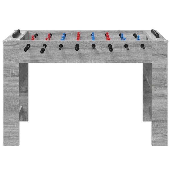 vidaXL Table de Foosball Gris Sonoma 125 x 60,5 x 80 cm
