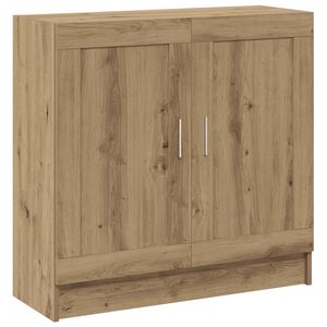 vidaXL Biblioth&egrave;que ch&ecirc;ne artisanal 82,5x30,5x80 cm bois d'ing&eacute;nierie